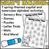 Spring Alphabet Activities Bundle