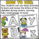 Spring Alphabet Activities Bundle