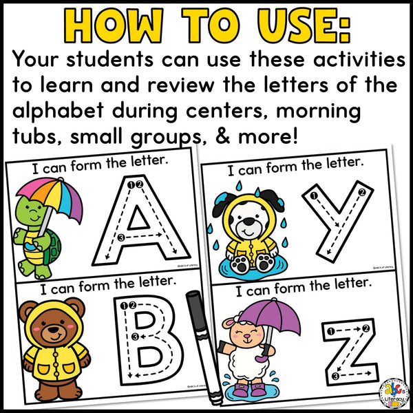 Spring Alphabet Activities Bundle – ABCs of Literacy
