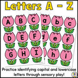 Spring Alphabet Sensory Bins
