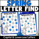 Spring Find the Letter Worksheets