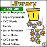 Spring Morning Tubs for Kindergarten