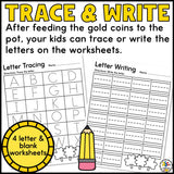 Feed the Pot of Gold Letter Recognition Activity