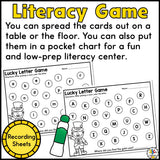 St. Patrick's Day Letter Game