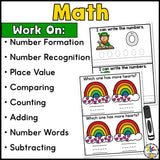 St. Patrick's Day Morning Tubs for Kindergarten