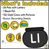 St. Patrick's Day Beginning Sounds Sorting Activity