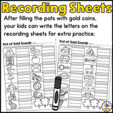 St. Patrick's Day Beginning Sounds Sorting Activity