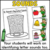 St. Patrick's Day Letter Search Activity