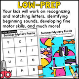 Summer Alphabet Activities Bundle