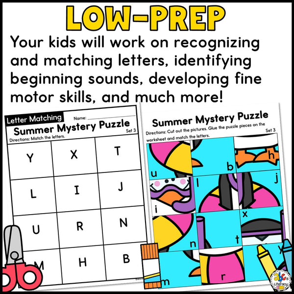 Summer Alphabet Activities Bundle – ABCs of Literacy