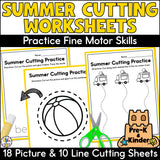 Summer Cutting Practice Worksheets