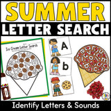 Summer Letter Search Activity