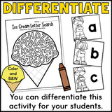 Summer Letter Search Activity