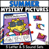Summer Cut & Paste Letter Worksheets