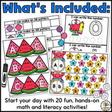 Summer Morning Tubs for Preschool