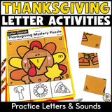 Thanksgiving Alphabet Activities Bundle
