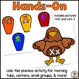 Thanksgiving Beginning Sounds Sorting Activity