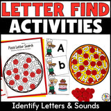 Letter Search Activities Bundle (Themes)
