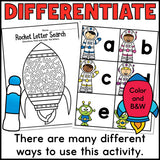 Letter Search Activities Bundle (Themes)