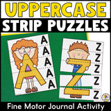 Capital Letter Strip Puzzles