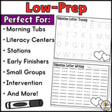 Valentine's Day Letter Tracing Cards