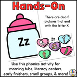 Valentine Beginning Sounds Sorting Activity