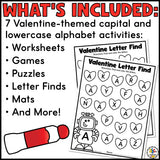 Valentine's Day Alphabet Activities Bundle