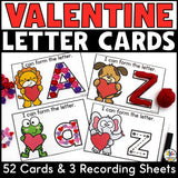 Valentine's Day Letter Tracing Cards