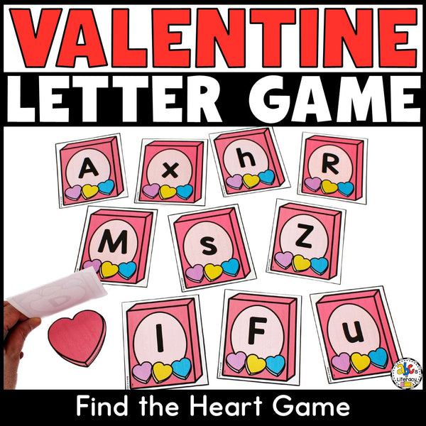Google Spring Math Worksheets Valentine's Day Letter Game – ABCs of Literacy