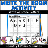 Letters & Sounds Write the Room Activity