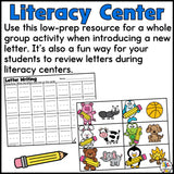 Letters & Sounds Write the Room Activity