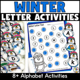 Winter Alphabet Activities Bundle