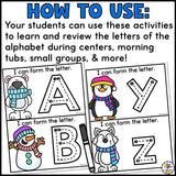 Winter Alphabet Activities Bundle