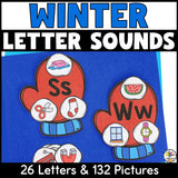 Winter Beginning Sounds Sorting Activity