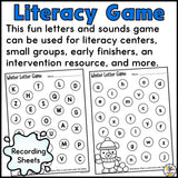 Winter Alphabet Game