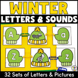 Winter Letters and Sounds Linking Activity