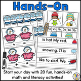 Winter Morning Tubs for Kindergarten