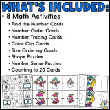 Winter Task Card Boxes
