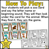 Zoo Animal Letter Games