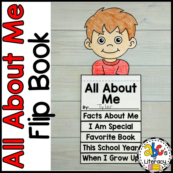 All About Me Flip Book