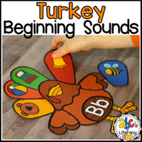 Turkey Beginning Sounds Sort