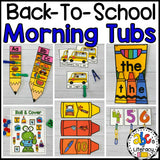 Back-To-School Morning Tubs