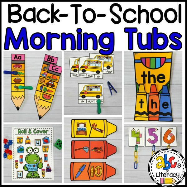 Back-To-School Morning Tubs