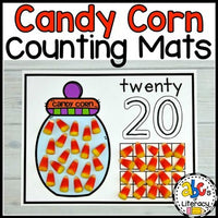 Candy Corn Counting Mats #1-20