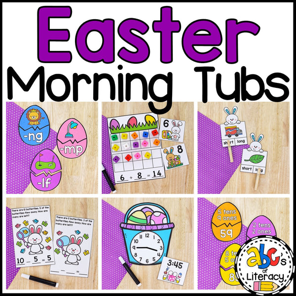 Easter Morning Tubs for 1st Grade
