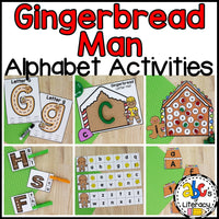 Gingerbread Man Alphabet Activities