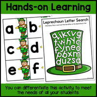St. Patrick's Day Letter Search Activity