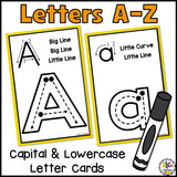 Letter Tracing Cards for Multisensory Learning