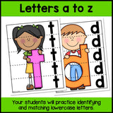 Lowercase Letter Strip Puzzles