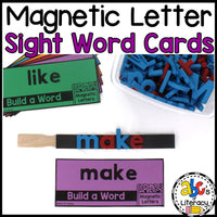 Magnetic Letter Sight Word Cards
